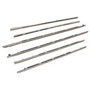 1991-1997 Toyota Land Cruiser 80 Series 6PCS Door Belt Molding 75710-60011 75720-60011