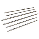 6PCS Door Belt Molding Fit For Toyota Land Cruiser 80 Series 1991-1997