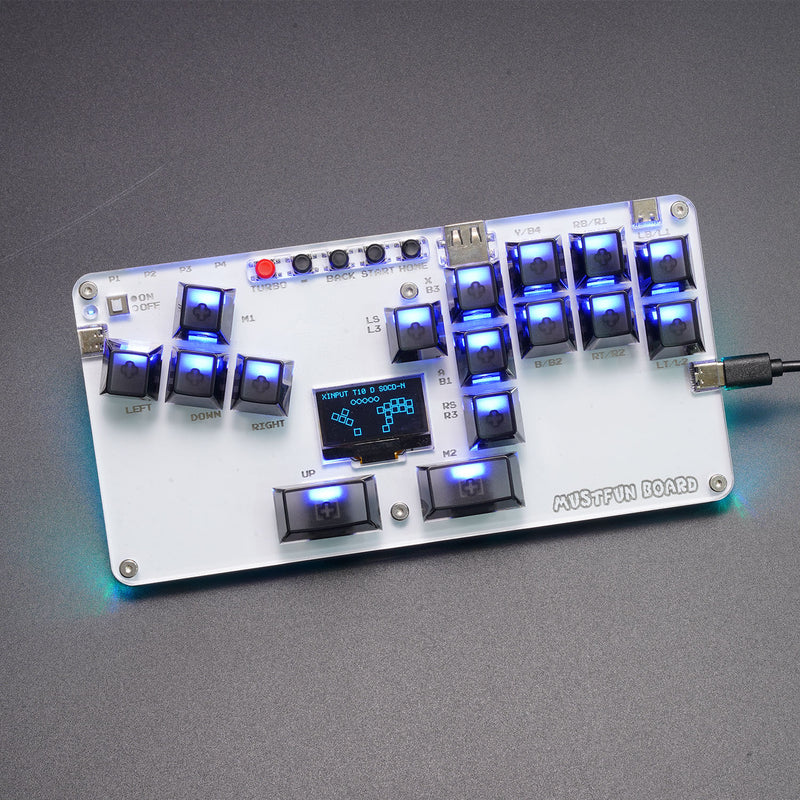 MustFun Hitbox Mini Stickless Controller For PC PS Switch And Other Game Devices