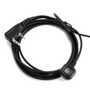 K-Head Telescopic Throat Vibration Mic Headset for TK-208 TK-220 TH-D7 TH-F6
