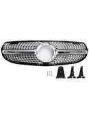 Diamond Front Bumper Grille Fit Mercedes-Benz X253 GLC250 GLC300 2020-2022