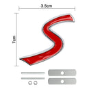 Front Grille S Emblem Decal Badge for MINI Cooper