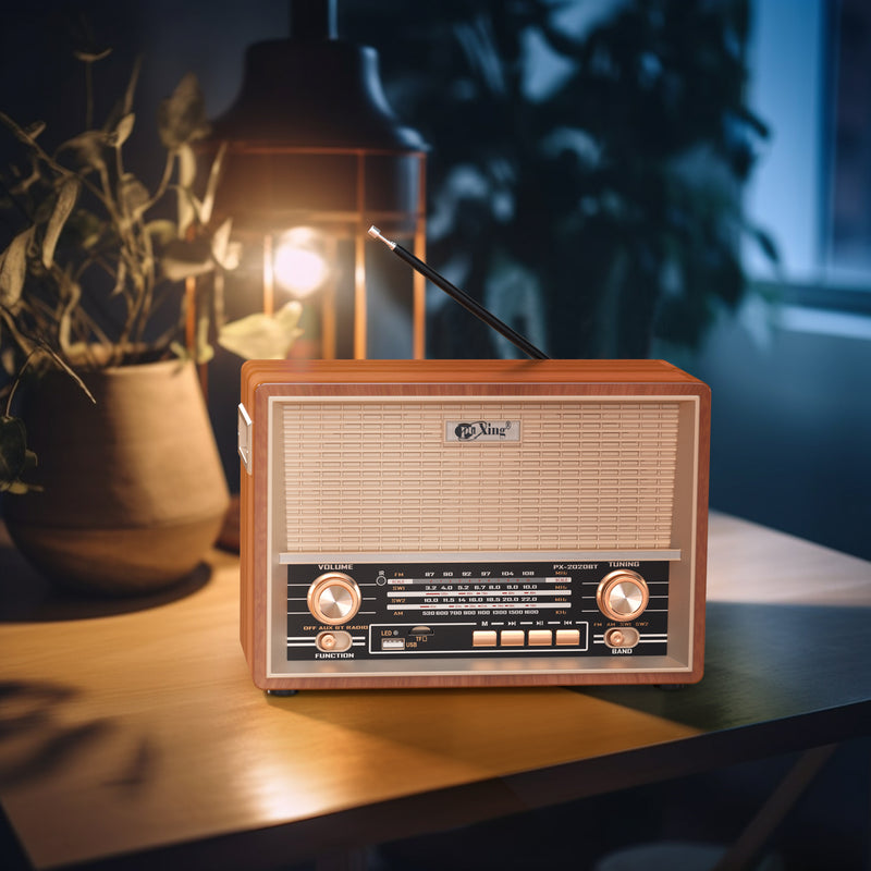 Retro-Style Decorative Radio Multifunction Music Player Bluetooth Speaker Radio