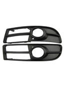 1 Pair Front Bumper Fog Light Grill Cover Bezel For Audi A4 B7 S-Line S4 2005-08