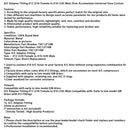 A/C Adapter Fitting #12 (3/4) Female to #10 (5/8) Male Drier Accumulator Hose