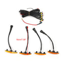 Toyota 4Runner 2014-2023 TRD Pro 4PCS Plastic Car Grille LED Lights Light