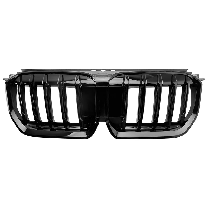 Gloss Black Front Bumper Kidney Grille Grill Fit BMW X1 U11 U12 2023-2024