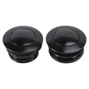 Pop Up Vented Gas Cap Set Black For Softail Low Rider Dyna Sport Super Glide