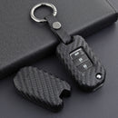 Leather Silicone Car Key Case Cover With Buckle For Honda Accord