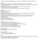 4PCS Door Window Seal Belt Weatherstrip+2PCS Seal Kit For Ford F150 F250 F350