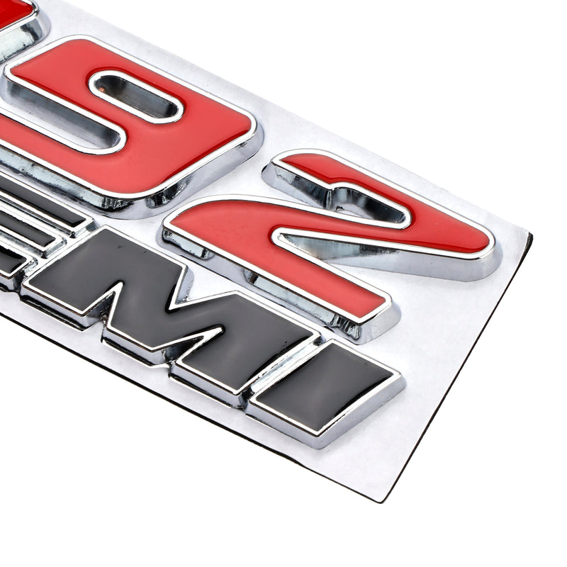 2X 3D Fender Side 392 Hemi Decal Emblems for Challenger Charger Badge
