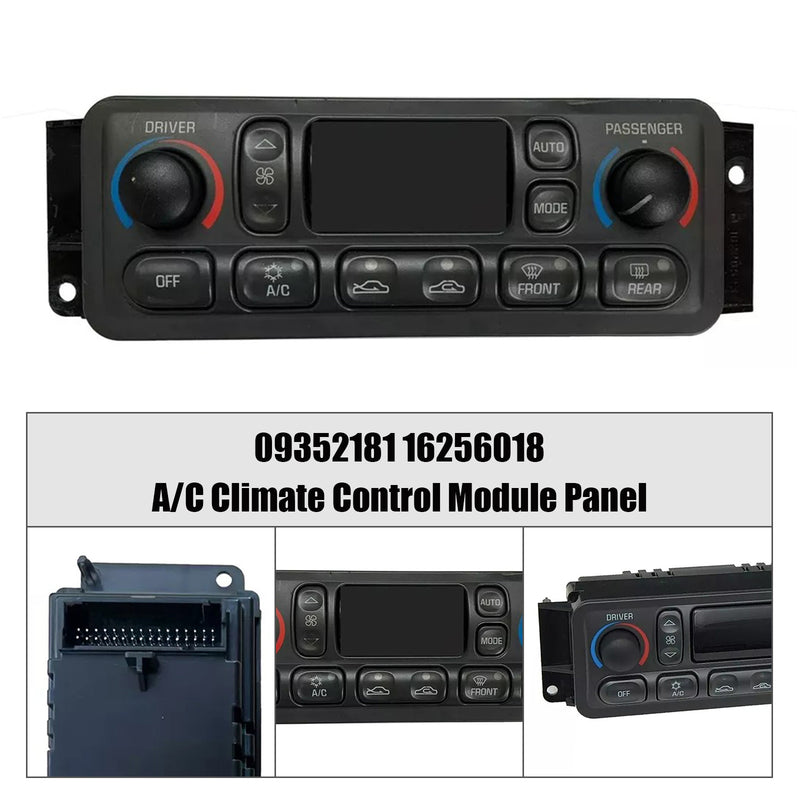A/C Climate Control Module Panel 09352181 16256018 for Corvette C5 1997-2004
