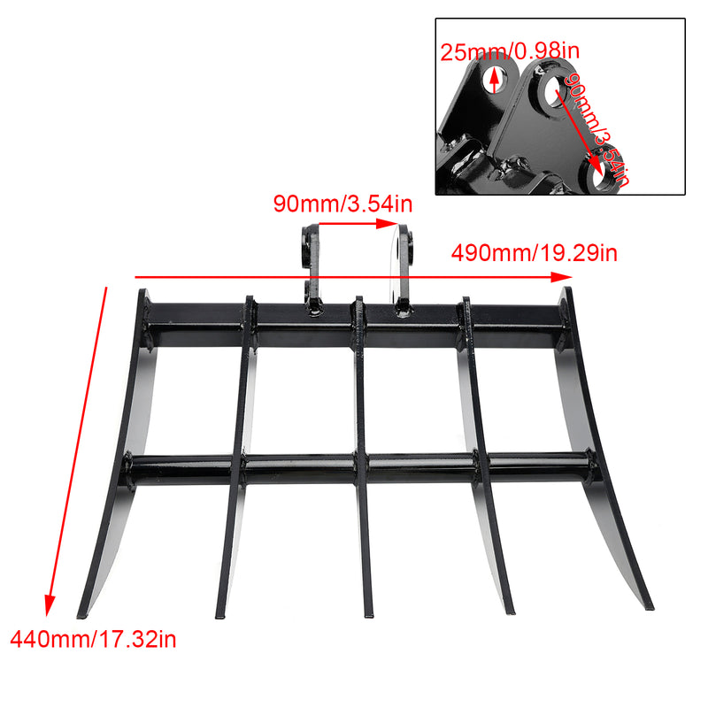 Attachment Rake Attachments Tools For Mini Excavators Excavator Small Digger