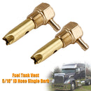 2X 5/16" ID Hose Single Barb Fuel Tank Vent Assy 20560284 For Kenworth Volvo