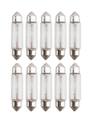 10PCS Car Light Tubular Lamp bulb C10W SV8.5-8 43MM 6429 24V 10W For OSRAM