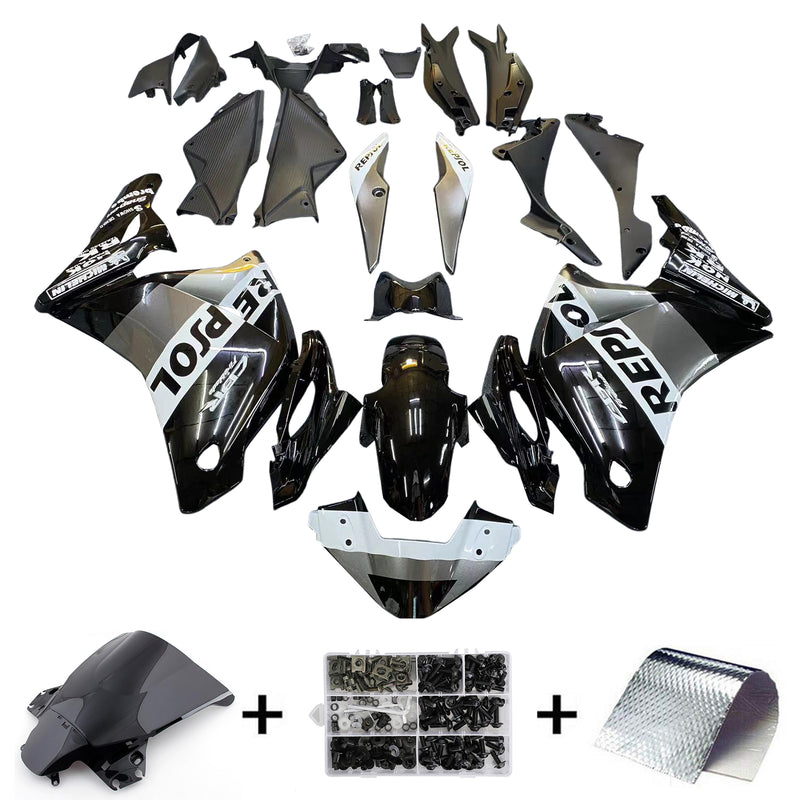 Amotopart Honda CBR250R 2011-2015 Fairing Kit Bodywork Plastic ABS