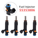 4Pcs Fuel Injector For Vauxhall Astra Insignia A Chevrolet Cruze Trax 55353806