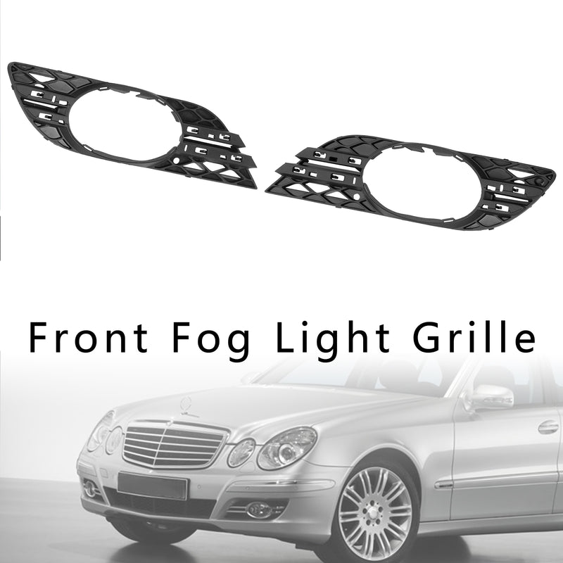 2PCS Fog Light Trim Set Fit Mercedes Benz E-Class W211 E320 E550 2007-2009