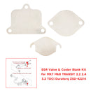 EGR Valve & Cooler Blank Kit for MK7 Mk8 TRANSIT 2.2 2.4 3.2 TDCi Duratorq ZSD-422/4