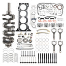 2TRFE 2.7L Engine Rebuild Piston Gasket Timing Kit w/ Crankshaft Rods for Toyota
