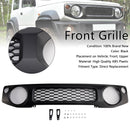 Black Honeycomb Front Bumper Grille Grill Fit Suzuki Jimny JB74 2019-2023