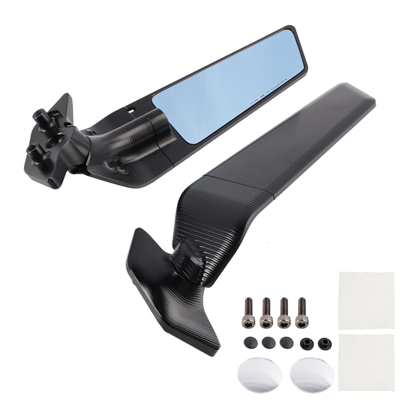 CNC Aluminum Winglet Mirror Wing Mirror For BMW S 1000 RR S1000RR 2020-2025
