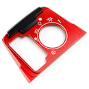 Aluminum Key Cylinder Cover Red For Honda NSS 350 Forza 350 300 2018-2023