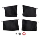 4 PCS Universal Car Side Window Sun Shades Black For Breast feeding Taking a nap