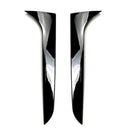 2009-2016 Audi A4 B8 Avant Gloss Black Pair Rear Window Side Wing Spoiler