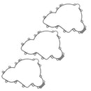 3X STATOR COVER GASKET 5813758 5814160 FOR POLARIS RANGER RZR 900 1000 XP 13-24