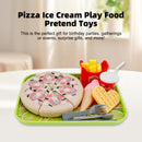 Pizza Ice Cream Play Food Pretend Toys Kitchen Set Children Toy Set For Kid
