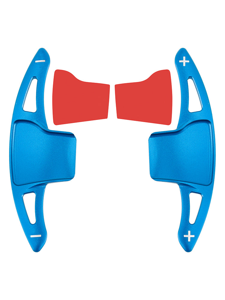 Steering Wheel Paddle Shifter Extension For Ford Explorer 13-19 Aluminium Blue