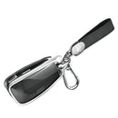 Aluminum Alloy TPU Black Car Key Case Cover With Buckle For Audi a6l a4l a3
