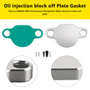 Oil injection block off Plate Gasket For Yamaha Blaster YFS200 Banshee 350