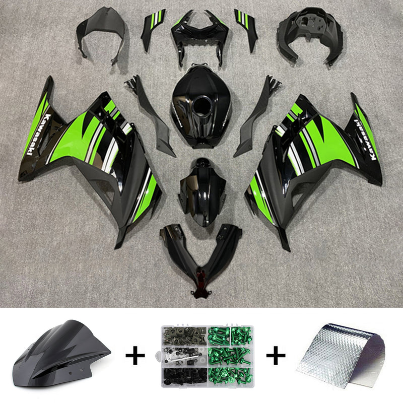 Amotopart Kawasaki EX300/Ninja300 2013-2017 Fairing Kit Bodywork Plastic ABS