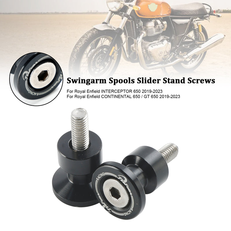 Swingarm Spools Slider Stand Screws For KAWASAKI NINJA SUZUKI GSX-S CBR MONSTER