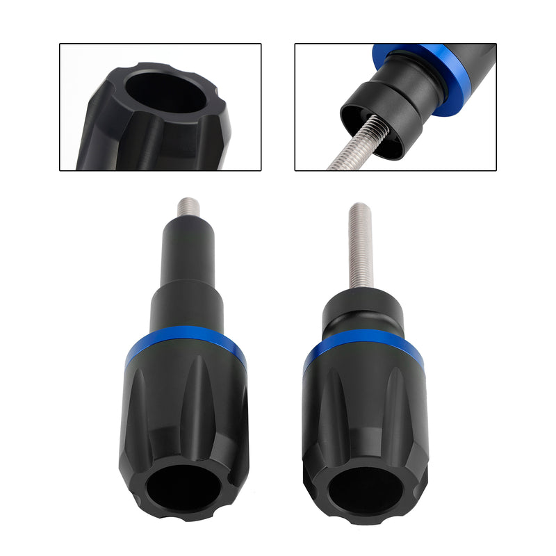 Aluminum Frame Crash Slider Protection Blue For Bmw F900R F750Gs F850Gs 19-23