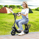 3-Speed Adjustable Up to 11 MPH Neon Lights 12.43-Mile Range Electric Scooter for Kids Ages 4-10 Electric Scooter with Seat for Kids