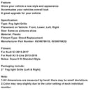 Front Lower Bumper Fog Light Cover Grille Fit AUDI A3 S-Line S3 2013-2016