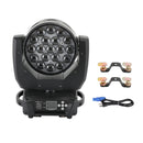 DMX 19x15W RGBW 4in1 LED Wash Zoom Moving Head Beam Light DJ Party Stage Light