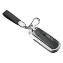 Aluminum Alloy TPU Silvery Car Key Case Cover With Buckle For Mazda CX-4 CX-5