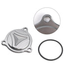 CNC OIL FILTER COVER GRAY FOR SUZUKI DRZ400 DRZ 400S DRZ 400SM DRZ400E 05-2025