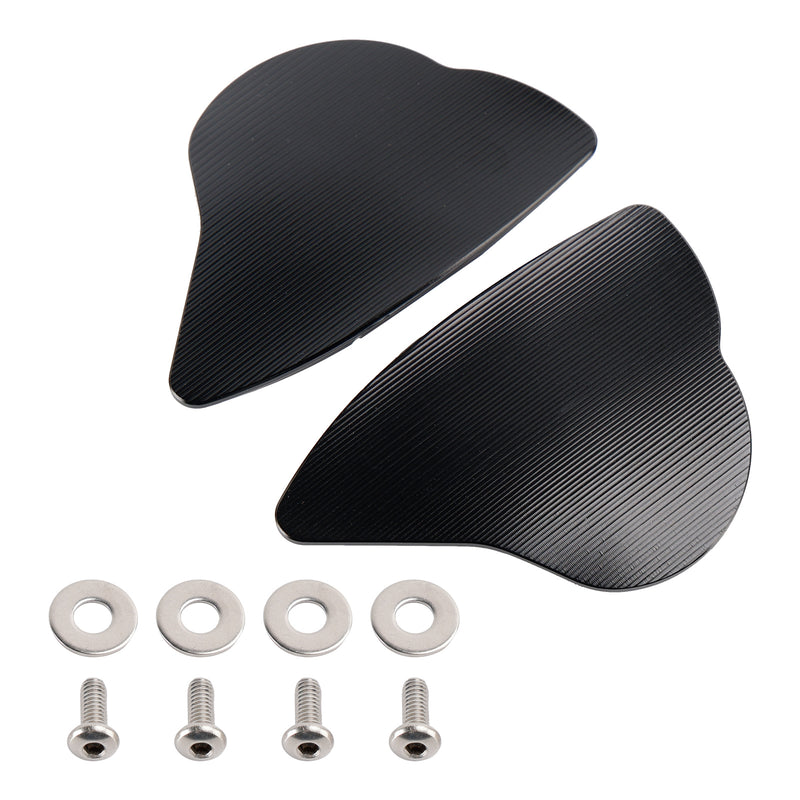 CNC Aluminum Mirror Block Off Plates For Yamaha YZF-R6 YZF-R7 2017-2024