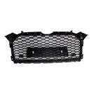 RS5 Style Sport Front Honeycomb Grill Grille Fit Audi A5 S5 B9 2017-2019
