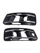 2016-2019 Fit Audi Q7 2PCS Front Bumper Fog Light Grille Cover 4M0807682AA4W3