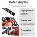 Car Interior Footwell Atmosphere RGB LED Strip Lights With Remote+ APP Control