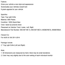 2PCS Fog Light Grille Front Bumper Grill Cover Fit Audi A1 8X 2011-2014