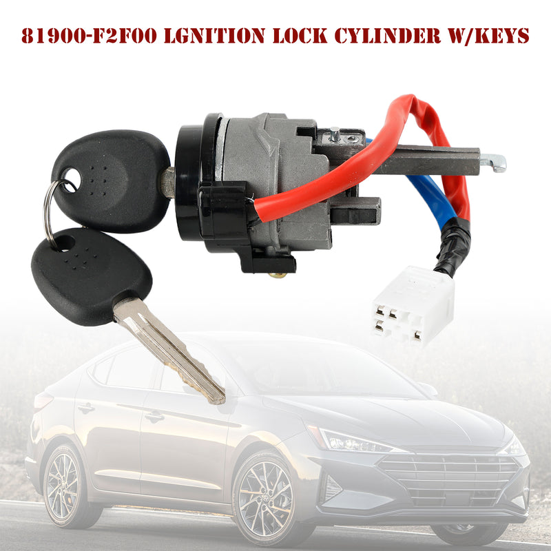 Hyundai Elantra 2016 2017-2020 81900-F2F00 Lgnition Lock Cylinder w/Keys