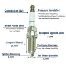 Infiniti G25 Nissan Maxima 3.5 V6 09-19 6 Ignition coil+6 Spark Plug UF550