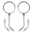 CHROME PAIR MIRRORS FOR KAWASAKI Z KZ 650 750 1000 A E F J Sport Z1 900